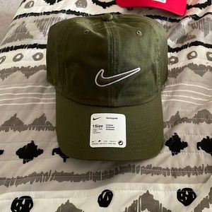 Nike heritage 86 new hat olive green unisex